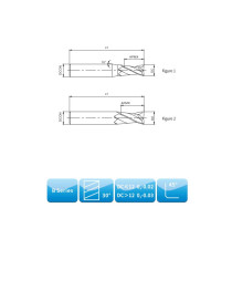 Фреза твердосплавная B2L0300LG LU40