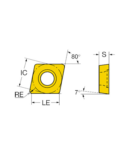 CCMT060204-MP HS7125 CCMT060204-MP HS7125