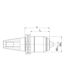 CNC SDC SK40 Ø1-16x80