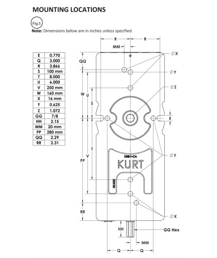 KURT DX200/DX8 CrossOver
