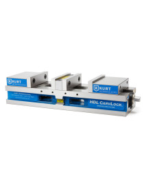 KURT HDL6J-SD Manual Vise Base w/ Hard Jaw Kit, 6″ – English