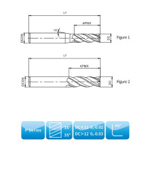 Фреза твердосплавная P4S1100NG