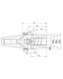 TENDO Zero SK40 Ø12x80.5